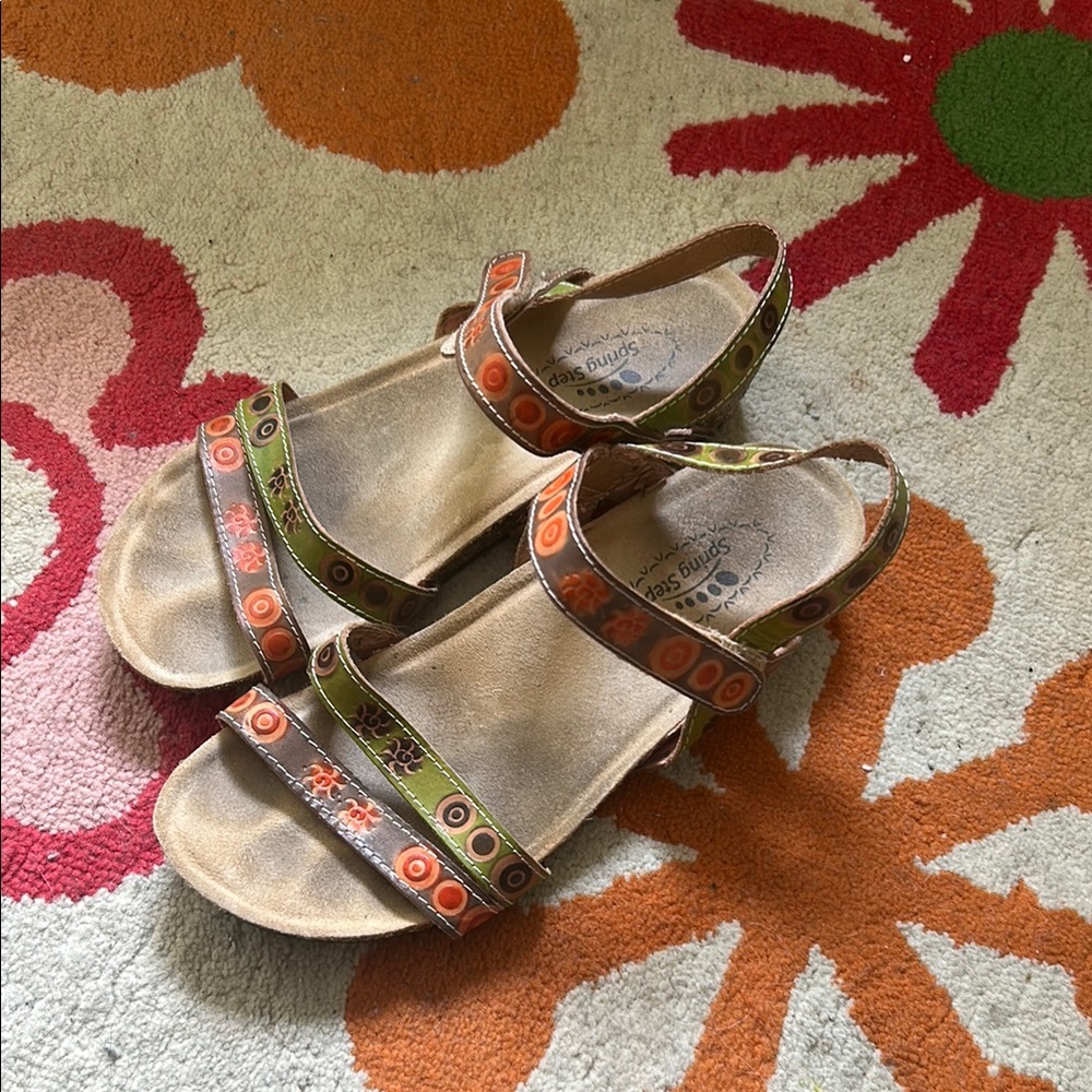 Spring Step Multicolor Sandals